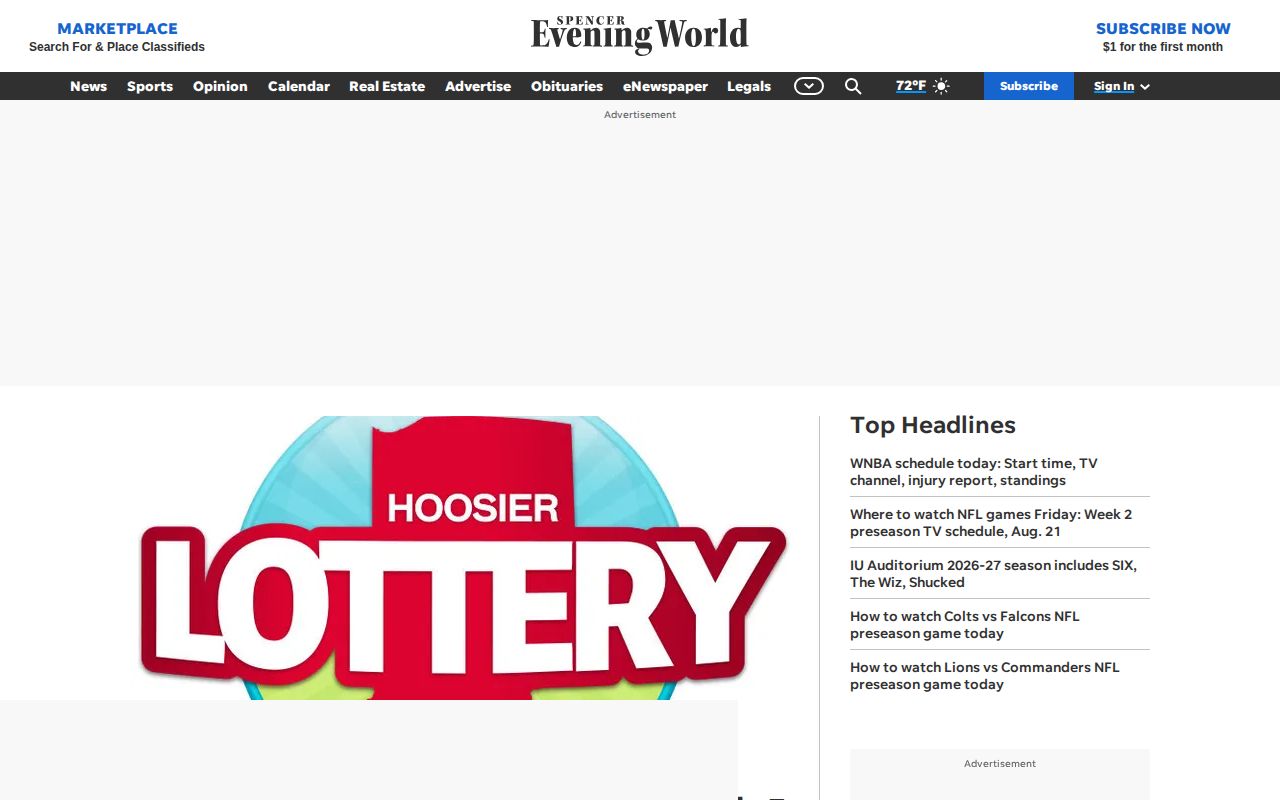 Gosport arrest records context on the Spencer Evening World local news site